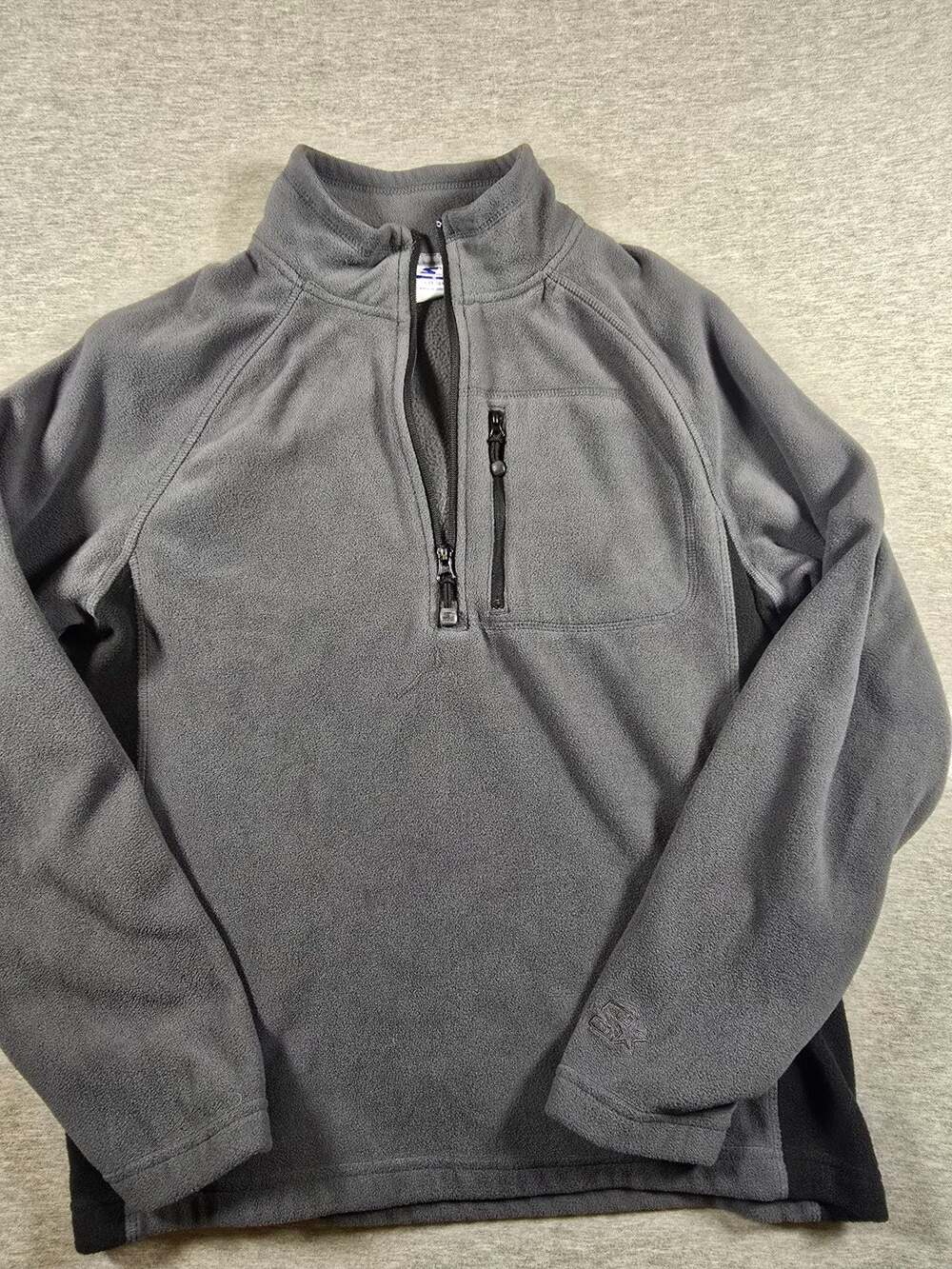Starter Men's Quarter Zip Fleece Pullover with Chest Pocket